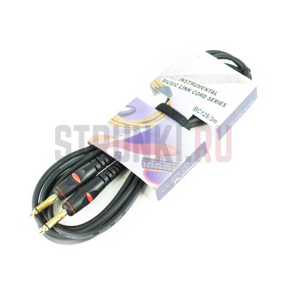 Кабель инструментальный SOUNDKING BC125-3M 3м. (прямой-прямой)