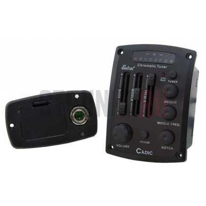 Звукосниматель с 4-х полосным эквалайзером и тюнером, BELCAT CADIC-1