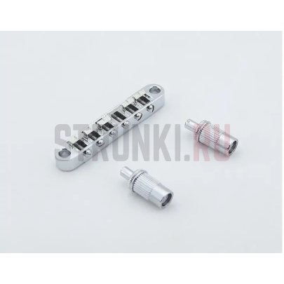 Бридж + струнодержатель TOM Ibanez, Partsland, хром