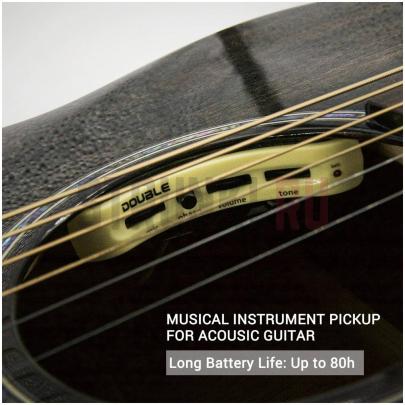 Звукосниматель для акустической гитары в резонаторное отверстие X2 DOUBLE B1G