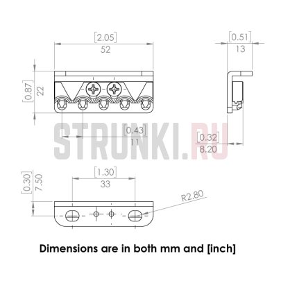 Кронштейн-держатель пружин AxLabs Tone Claw APTCNI, никель