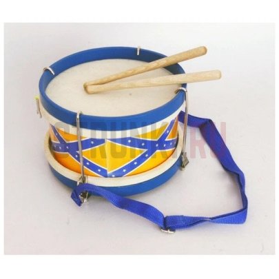 Барабан детский Lutner FLT-KTYG, сине-белый