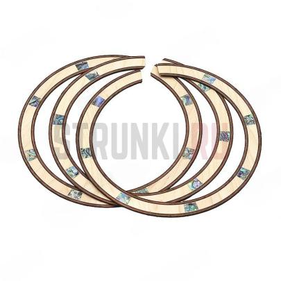 Инкрустация розетки акустической гитары CLYKQ24 MusicianWood, 1 шт