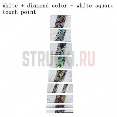 Набор натурального инлея MusicianWood, трапеции зеленые