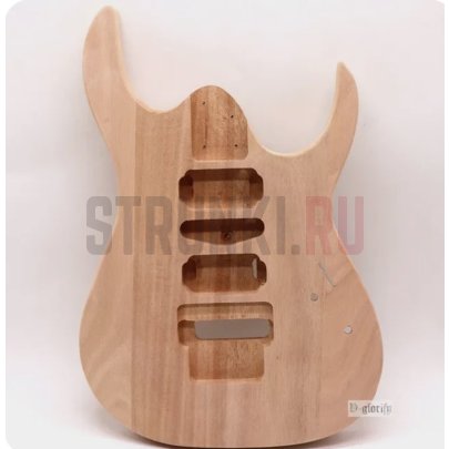 Корпус электрогитары, тополь, Bestwood Superstrat Body FY-28