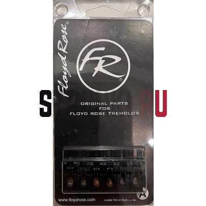 Набор седел для Floyd Rose Original FROBSSSBP Saddle Set, 6 струн, матовый черный