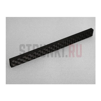 DoMo UKC-52 заготовка под верхний порожек для укулеле, карбон, (70 x 3.0 x 6 mm)