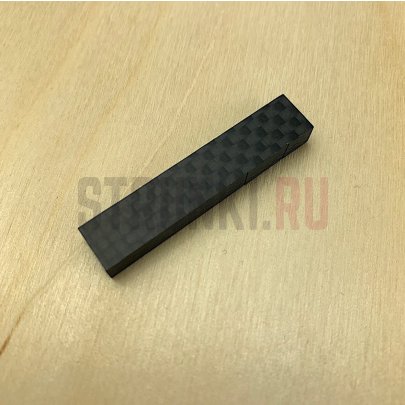 DoMo C-1310, заготовка под верхний порожек, карбон, (43 x 5 x 8.5 mm)
