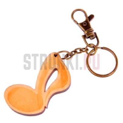 Брелок сувенирный "Скрипичный ключ", Rin HY-B014