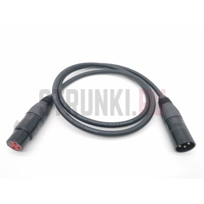 Кабель микрофонный ZZcable E2-XLR-M-F-0060-0, 0,6м (прямой-прямой)