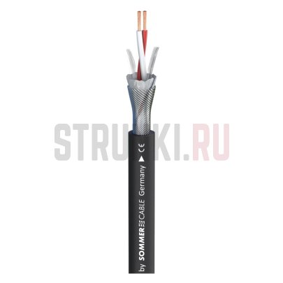 Кабель микрофонный, 100м, Sommer Cable SC-Source MKII Highflex 200-0101