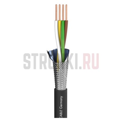 Кабель DMX, 100м, Sommer Cable SC-Binary 434 DMX512 BLK 540-0051
