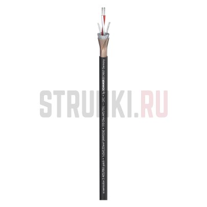 Кабель DMX, 100м, Sommer Cable SC-Semicolon 2 AES/EBU Patch BLK 520-0101