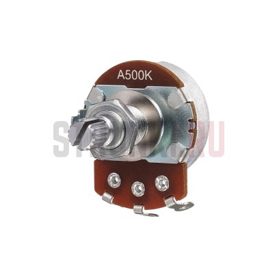 HOSCO H-ALP-500A Потенциометр 500кОм, длина резьбы 10 мм