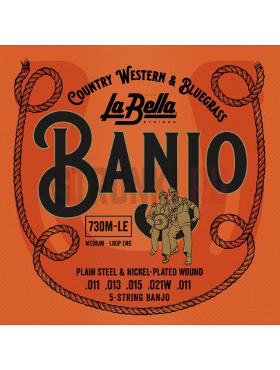 Струны для банджо La Bella 730M-LE 11-11