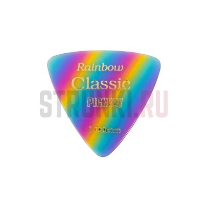 Набор медиаторов Pickboy GP-17RA/100 Celluloid Vintage Classic Rainbow, 1.0 мм, упаковка 50 шт.