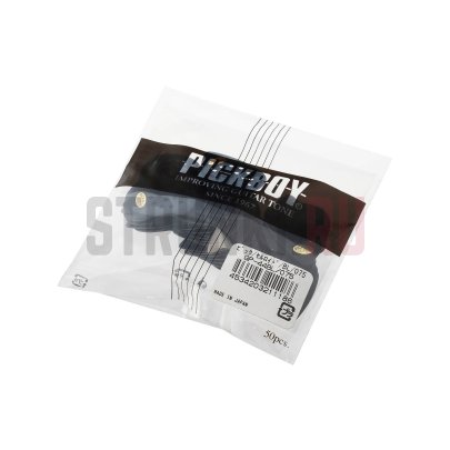 Набор медиаторов Pickboy GP-44BL/075 Celluloid Pos-A-Grip, 0.75 мм, упаковка 50 шт.