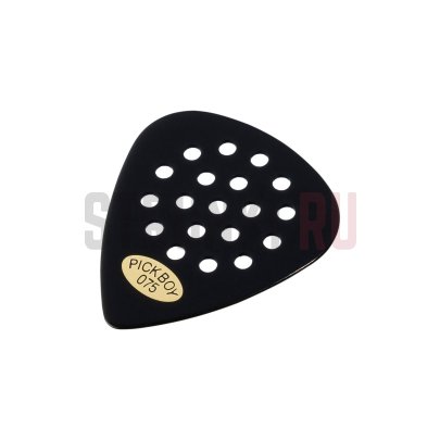 Набор медиаторов Pickboy GP-44BL/075 Celluloid Pos-A-Grip, 0.75 мм, упаковка 50 шт.