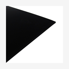 Пластик для панелей PARTS MX0192, глянцевый черный, однослойный, 290x430 мм