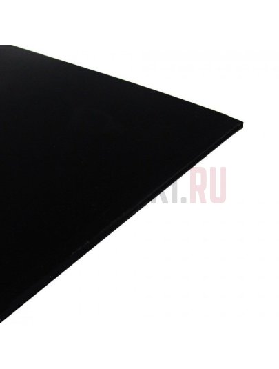 Пластик для панелей PARTS MX0192, глянцевый черный, однослойный, 290x430 мм