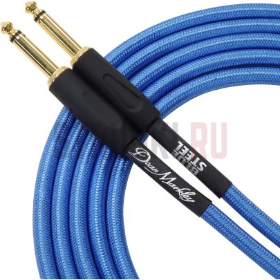Кабель инструментальный Dean Markley DMBSIN10S Blue Steel, 3м (прямой-прямой)