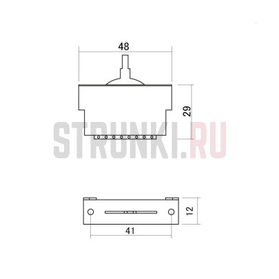 Переключатель 5-ти позиционный HOSCO H-YM-50S