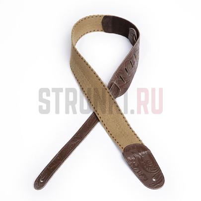 Ремень для гитары, тканевый Planet Waves 50CTDX01, коричневый