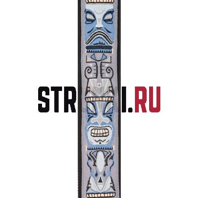 Ремень для гитары, тканевый Planet Waves 50A05, рисунок «Tiki»