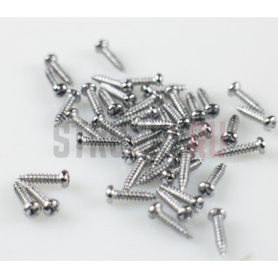 Musiclily MX0148, cаморез для колков или крышки анкера (2.4x9mm), хром