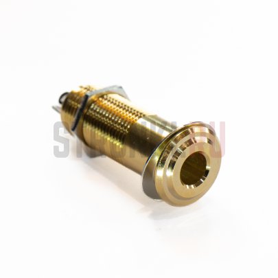 Разъем трубчатый Jack 1/4" (6.35 мм), Hosco H-EP-108G, золото