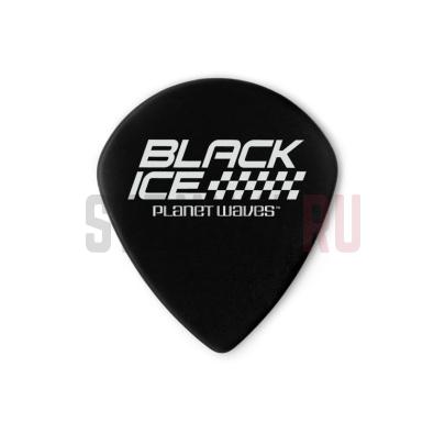 Набор медиаторов Planet Waves 3DBK4-10 Black Ice Medium, средние, 0.80 мм, упаковка 10 шт.