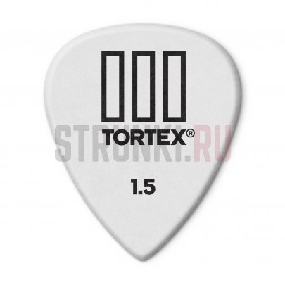 Набор медиаторов Dunlop 462P1.50 Tortex III, 1,50 мм, упаковка 12 шт.