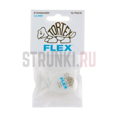 Набор медиаторов Dunlop 428P1.0 Tortex Flex, 1,00 мм, упаковка 12 шт.