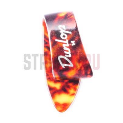 Медиаторы-когти, на большой палец, DUNLOP 9022R, средние, пестрые, упаковка 12 шт.