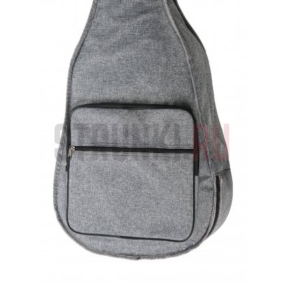 Чехол для акустической гитары Lutner MLDG-33, утепленный, серый/чёрный