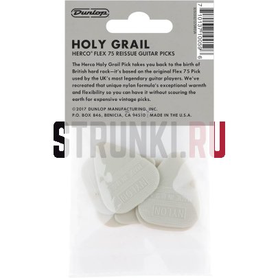 Набор медиаторов Dunlop HE777P Herco Holy Grail, 6 шт