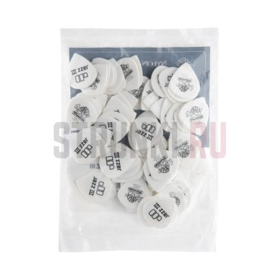 Набор медиаторов Dunlop 478R1.50 Tortex White Jazz III, 1.5 мм, 72 шт.