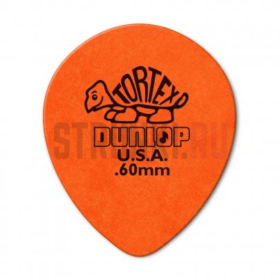 Набор медиаторов Dunlop 413R.60 Tortex Teardrop, капля, 0.60 мм, 72 шт.