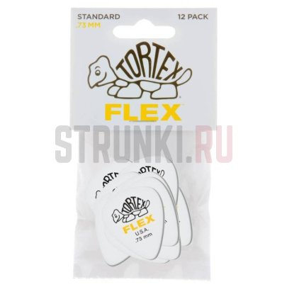 Набор медиаторов Dunlop 428P.73 Tortex Flex, 0.73, 12 шт.