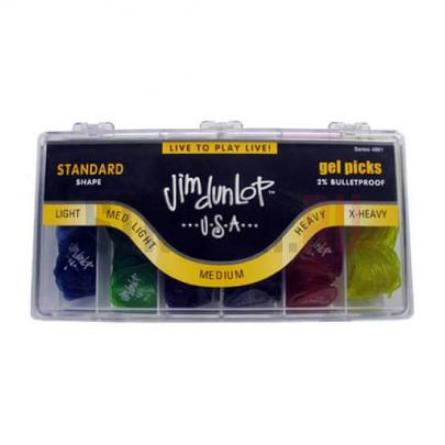 Набор медиаторов Dunlop 4861 Gels, 5 толщин, коробка 432 шт.