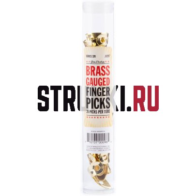 Набор медиаторов на палец Dunlop 37R.0225 Brass, 0,225 мм, латунь, упаковка 20 шт.