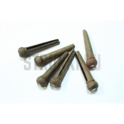 Втулка (бобышка) для акустической гитары палисандровая со светлой точкой