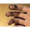 Медиаторы когти металлические Gardenia PCF-ST на палец, сталь. картинка 2