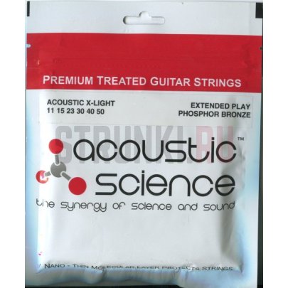 Струны для акустической гитары Acoustic Science 11-50-PH Phosphor Bronze 11-50