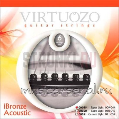Струны для акустической гитары Virtuozo 00050 iBronze 10-47