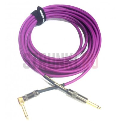 Кабель Paul Dime Stage Pro фиолетовый 6м (прямой-угловой)