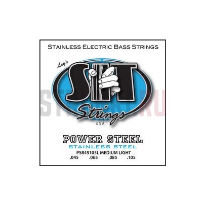 Струны для бас-гитары S I T Power Steel Medium PSR50110L 50-110