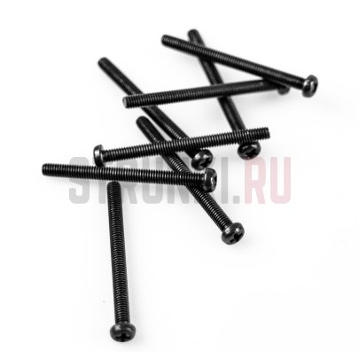 Винт крепления звукоснимателя Hosco PS-11B (2,6х30 мм), 50 шт, черный