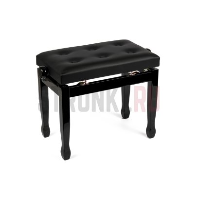 Банкетка, Rin HY-PJ014-GLOSS-BLACK, черная