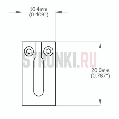 Седло для электрогитары Partsland S27-104